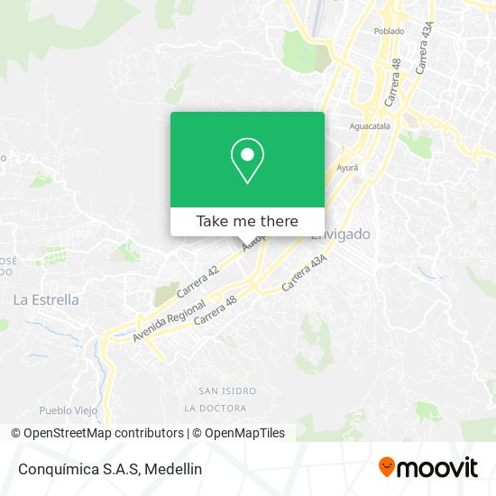 Mapa de Conquímica S.A.S