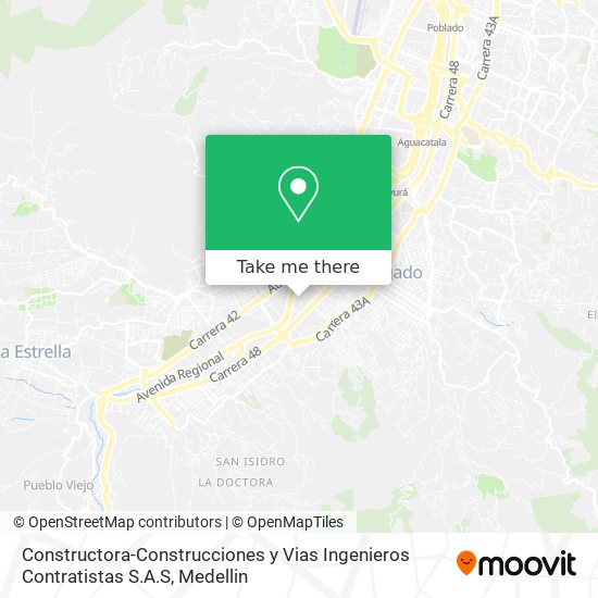 Constructora-Construcciones y Vias Ingenieros Contratistas S.A.S map
