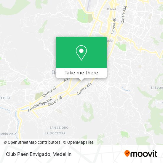 Club Paen Envigado map