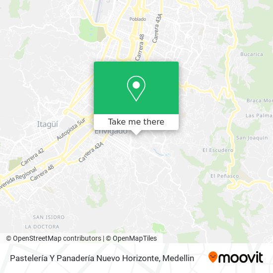 Mapa de Pastelería Y Panadería Nuevo Horizonte