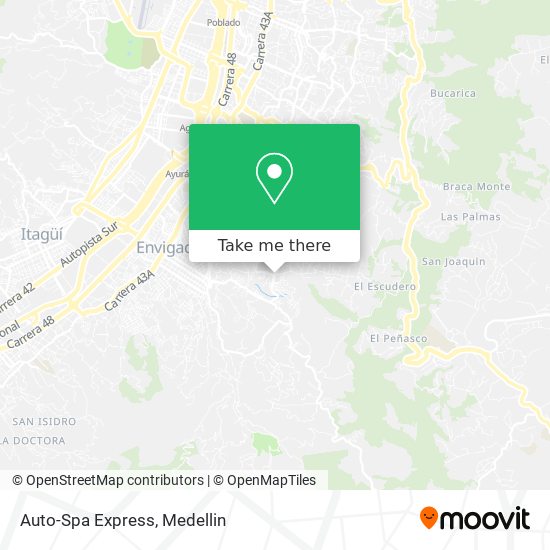 Mapa de Auto-Spa Express