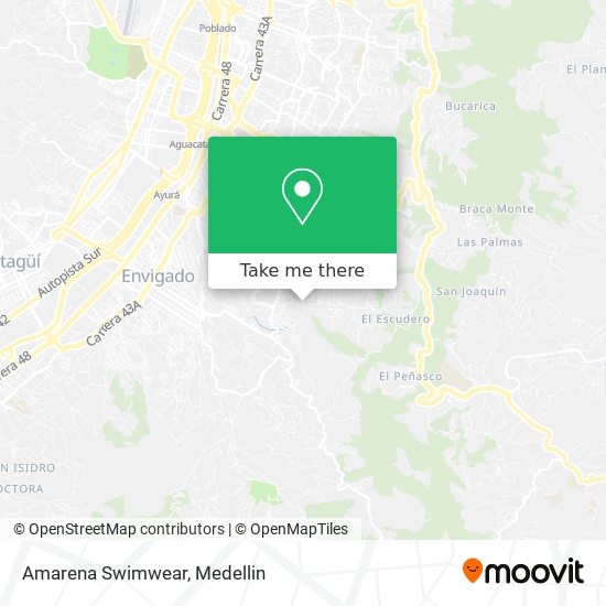 Mapa de Amarena Swimwear