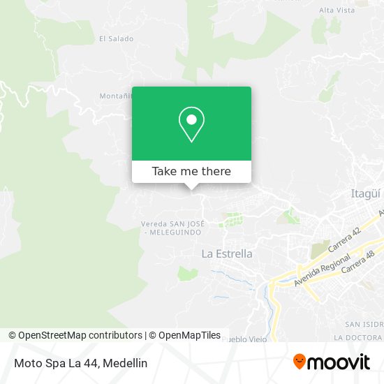 Moto Spa La 44 map