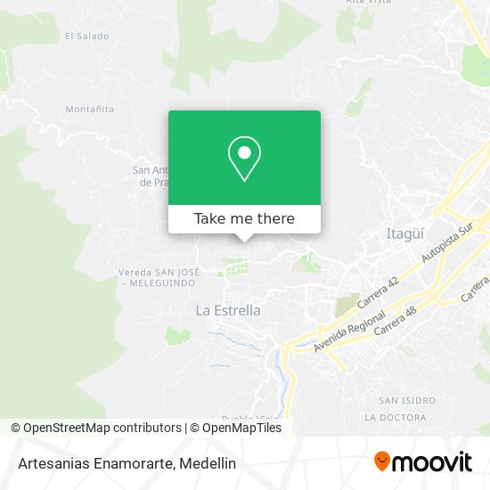 Mapa de Artesanias Enamorarte