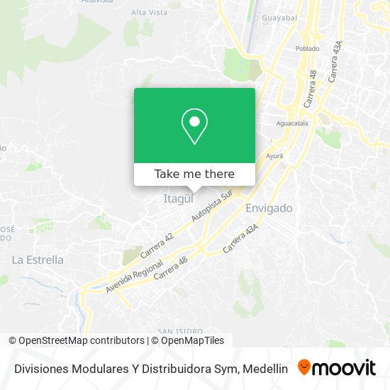 Mapa de Divisiones Modulares Y Distribuidora Sym