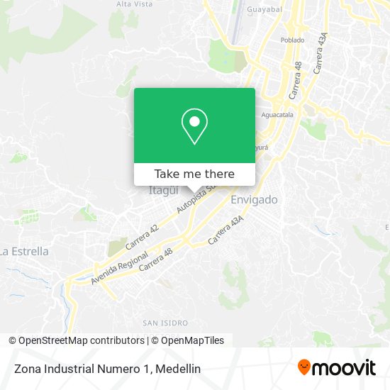 Zona Industrial Numero 1 map