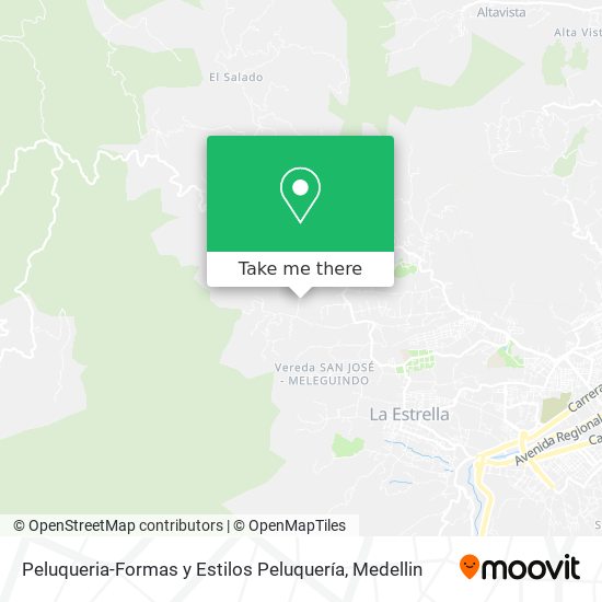 Mapa de Peluqueria-Formas y Estilos Peluquería