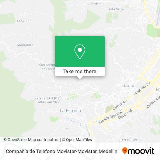 Mapa de Compañía de Telefono Movistar-Movistar