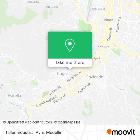 Taller Industrial Avm map