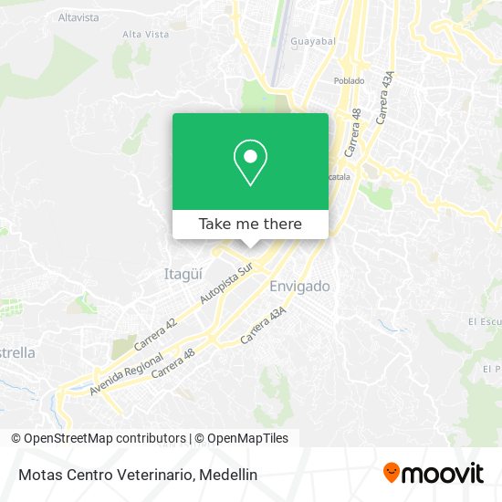 Motas Centro Veterinario map