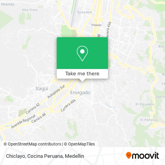 Chiclayo, Cocina Peruana map