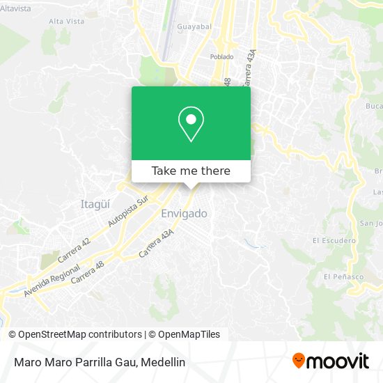 Maro Maro Parrilla Gau map