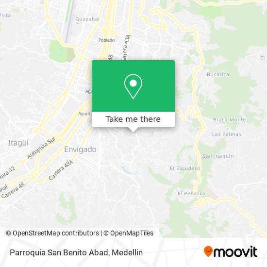 Parroquia San Benito Abad map