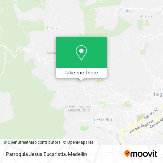 Parroquia Jesus Eucaristia map