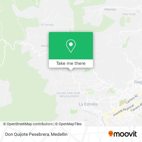Don Quijote Pesebrera map
