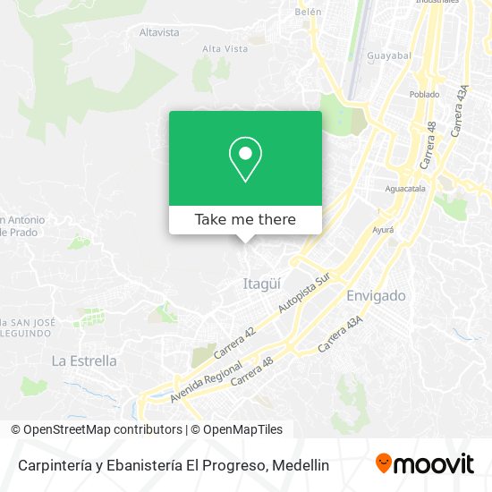 Carpintería y Ebanistería El Progreso map