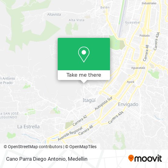 Cano Parra Diego Antonio map