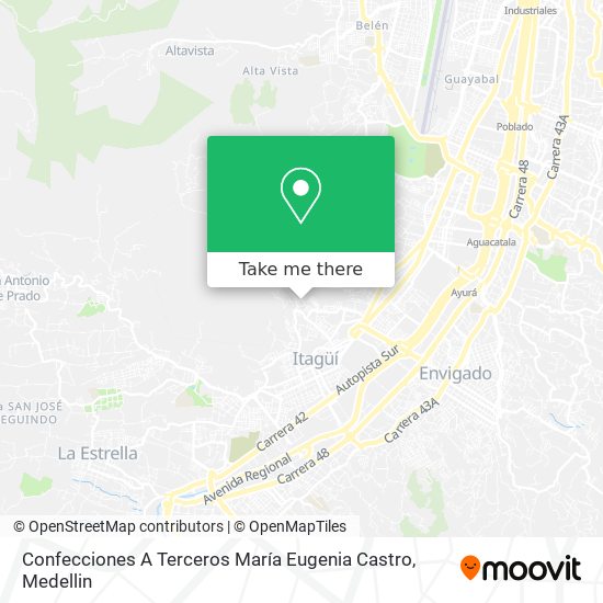 Confecciones A Terceros María Eugenia Castro map