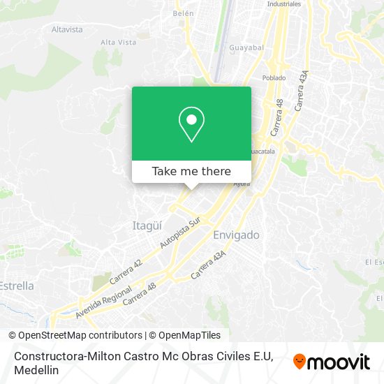 Constructora-Milton Castro Mc Obras Civiles E.U map