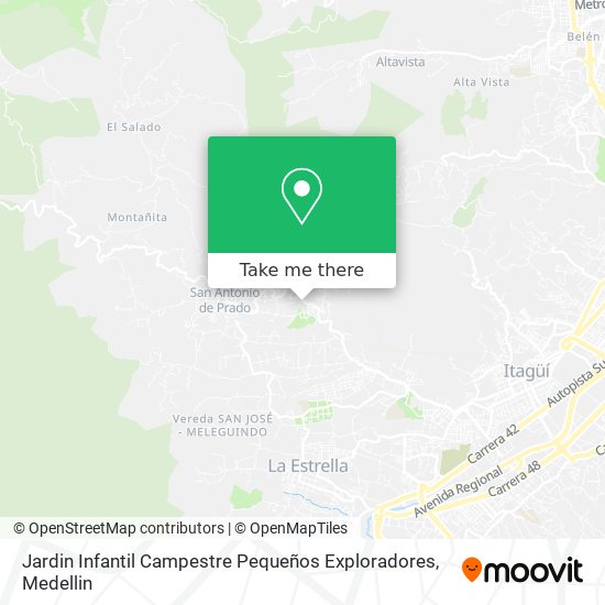 Jardin Infantil Campestre Pequeños Exploradores map