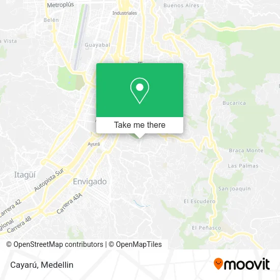 Cayarú map