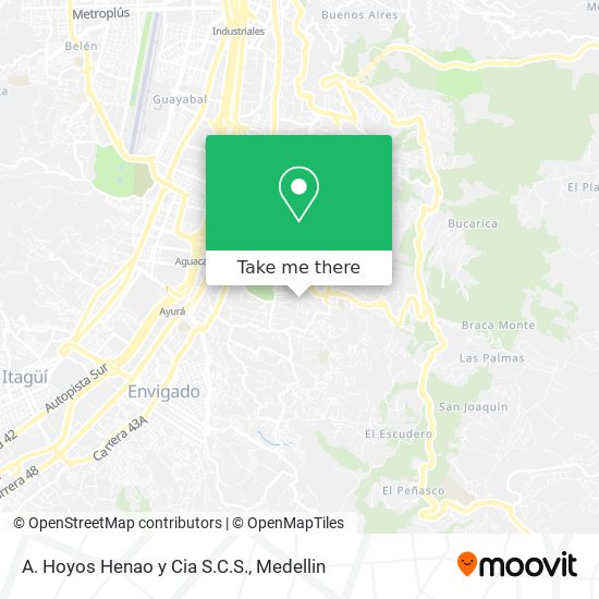 A. Hoyos Henao y Cia S.C.S. map