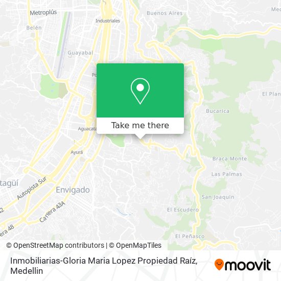 Mapa de Inmobiliarias-Gloria Maria Lopez Propiedad Raíz