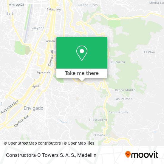 Mapa de Constructora-Q Towers S. A. S.