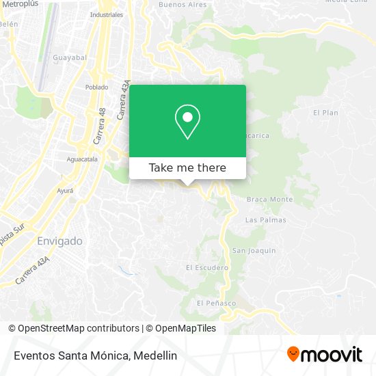 Eventos Santa Mónica map