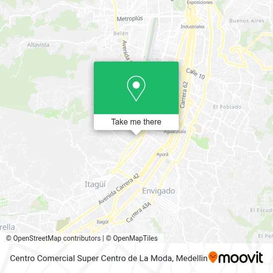 Centro Comercial Super Centro de La Moda map