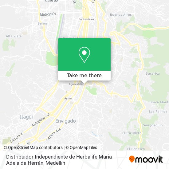 Distribuidor Independiente de Herbalife Maria Adelaida Herrán map