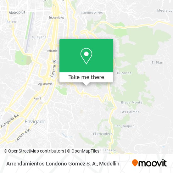 Mapa de Arrendamientos Londoño Gomez S. A.