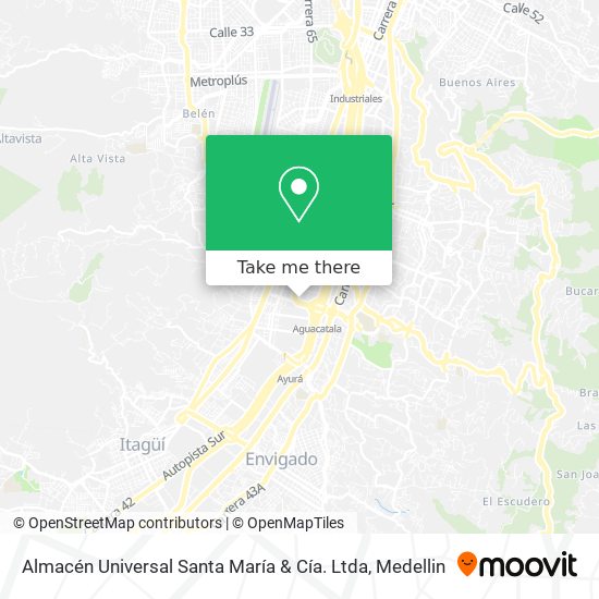Almacén Universal Santa María & Cía. Ltda map