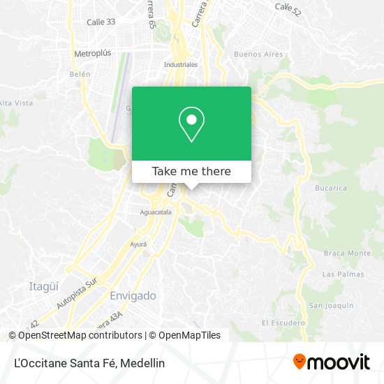 Mapa de L'Occitane Santa Fé