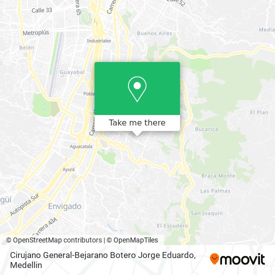 Cirujano General-Bejarano Botero Jorge Eduardo map