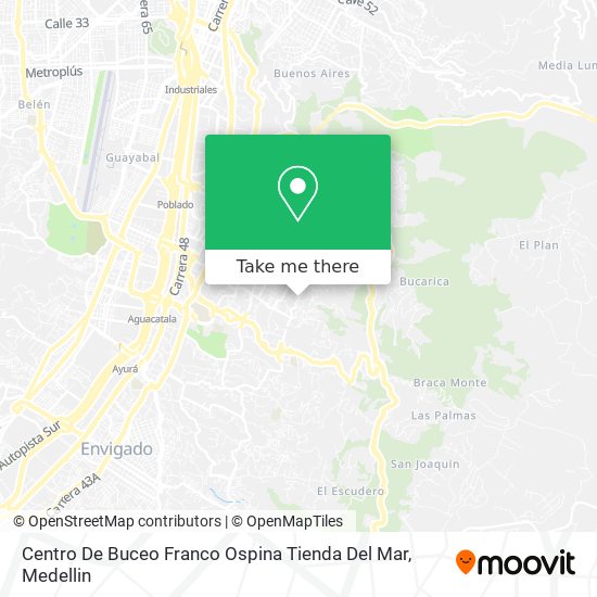 Centro De Buceo Franco Ospina Tienda Del Mar map