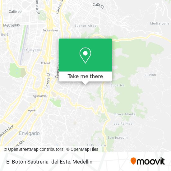 El Botón Sastrería- del Este map