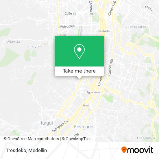 Mapa de Tresdeko