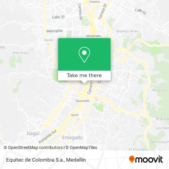 Equitec de Colombia S.a. map