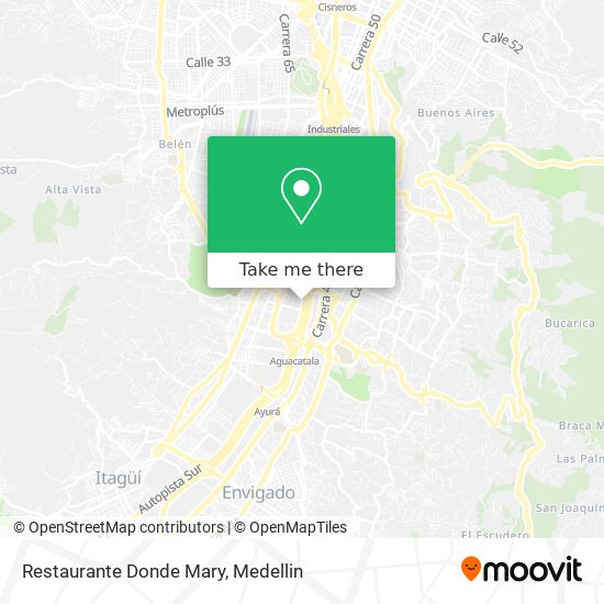 Restaurante Donde Mary map