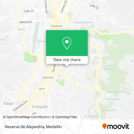 Mapa de Reserva de Alejandría