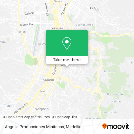 Anguila Producciones Minitecas map