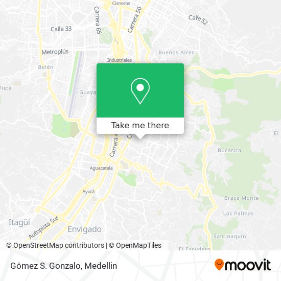 Mapa de Gómez S. Gonzalo