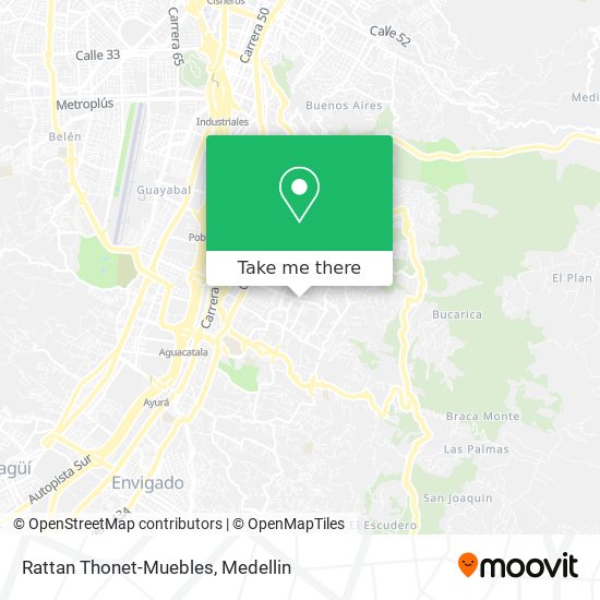 Rattan Thonet-Muebles map