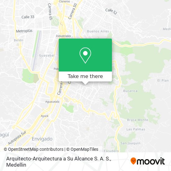 Mapa de Arquitecto-Arquitectura a Su Alcance S. A. S.
