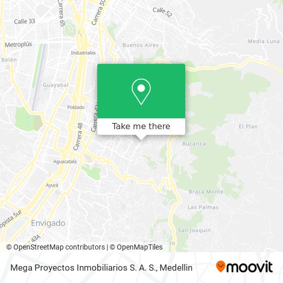 Mega Proyectos Inmobiliarios S. A. S. map