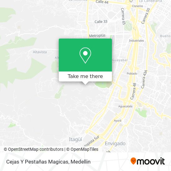 Mapa de Cejas Y Pestañas Magicas