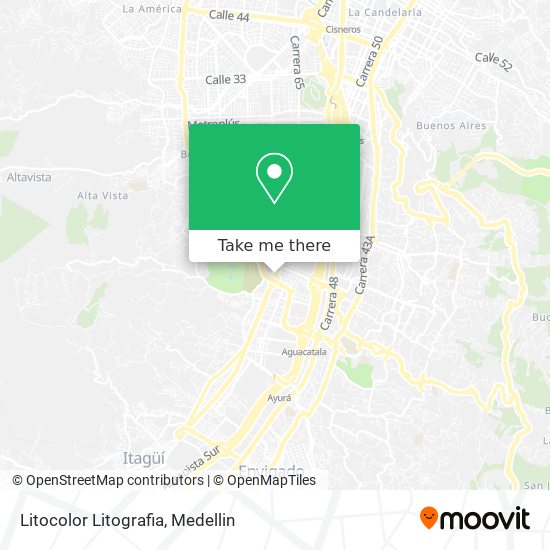 Mapa de Litocolor Litografia