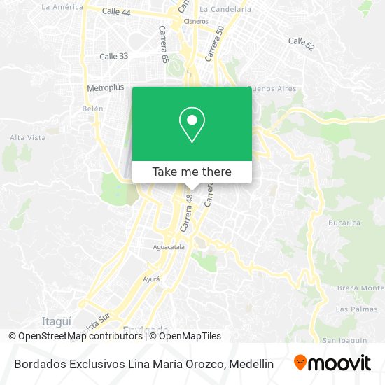 Bordados Exclusivos Lina María Orozco map