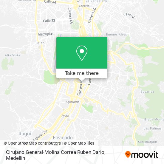 Mapa de Cirujano General-Molina Correa Ruben Dario